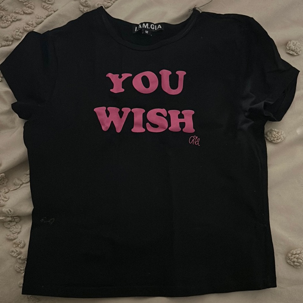 I.am.Gia you wish baby tee